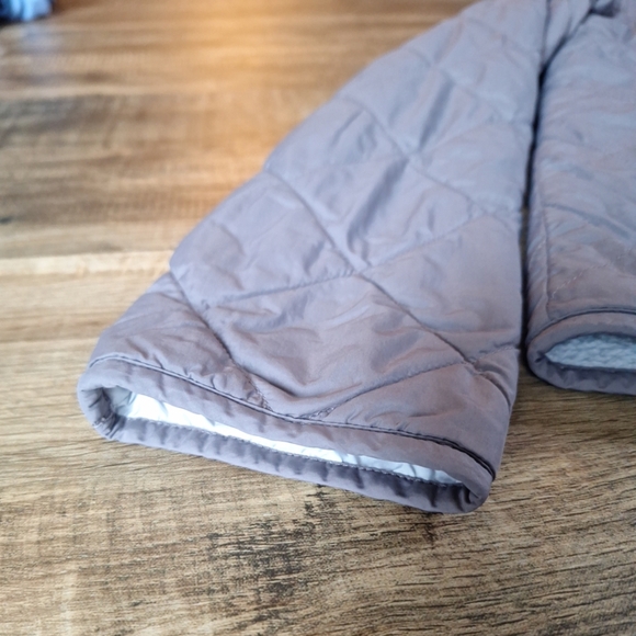 North Face Gray/Purple Lightweight Quilt Puffer Jacket Size Small - Picture 4 of 13